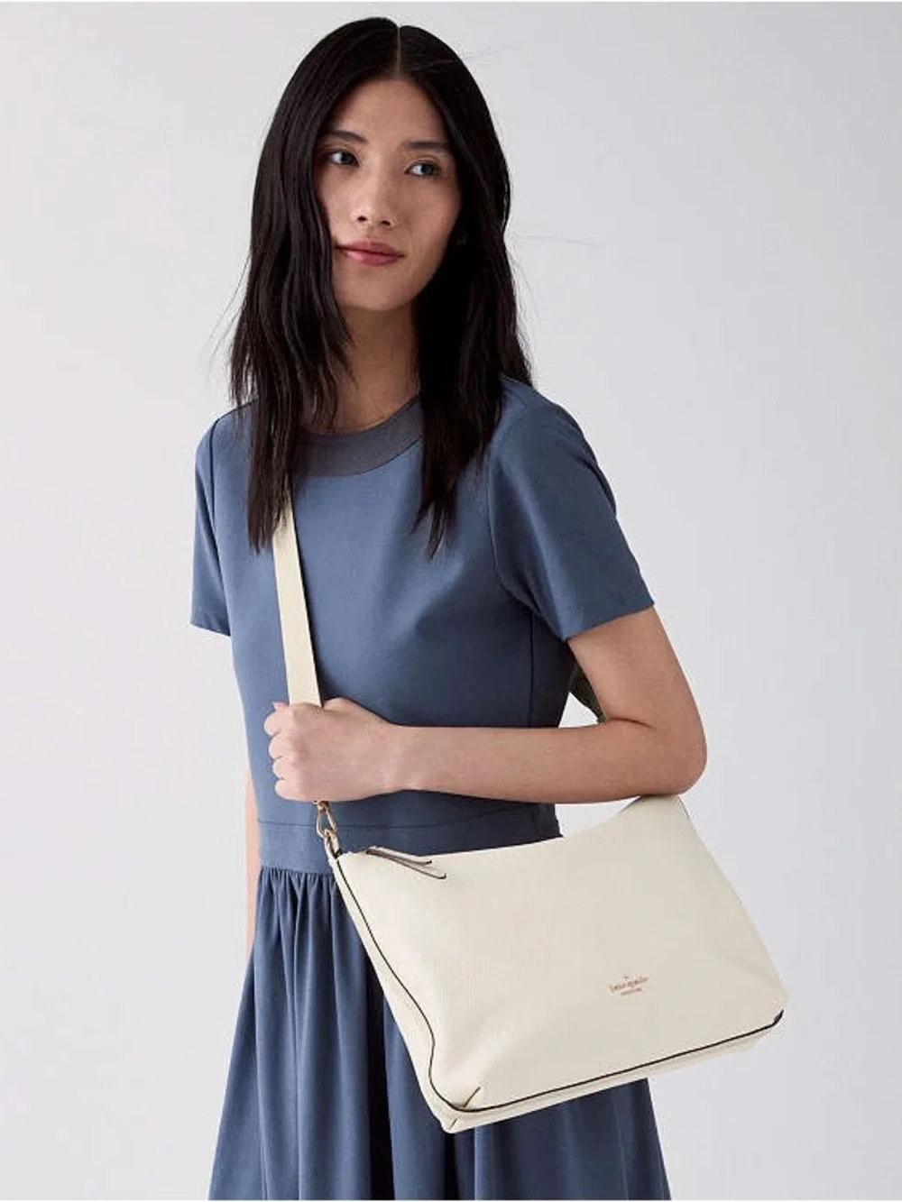 Kate Spade Lenox Large Crossbody Bag Cashew Milk Multi